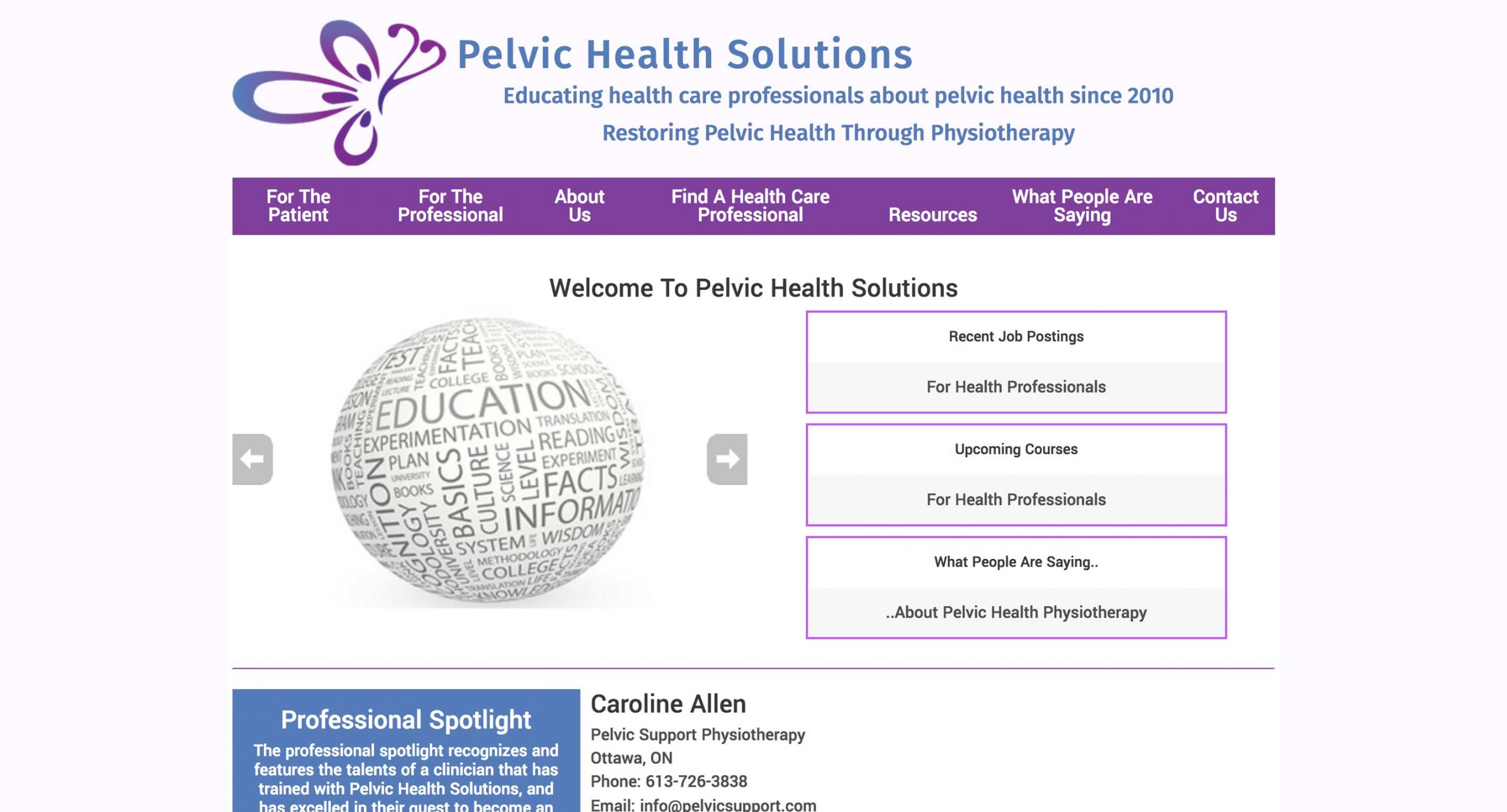Pelvic Health Solution - Home Page