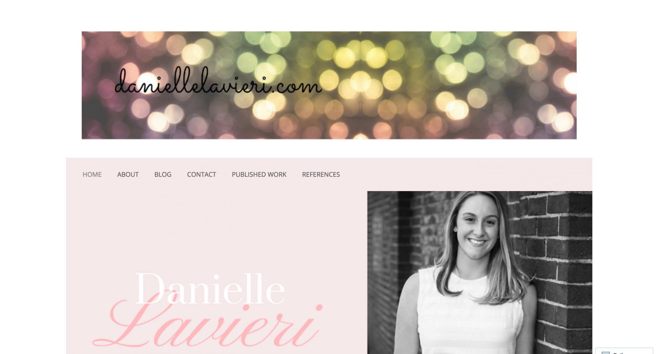 Danielle Lavieri Blog - living with vulvodynia